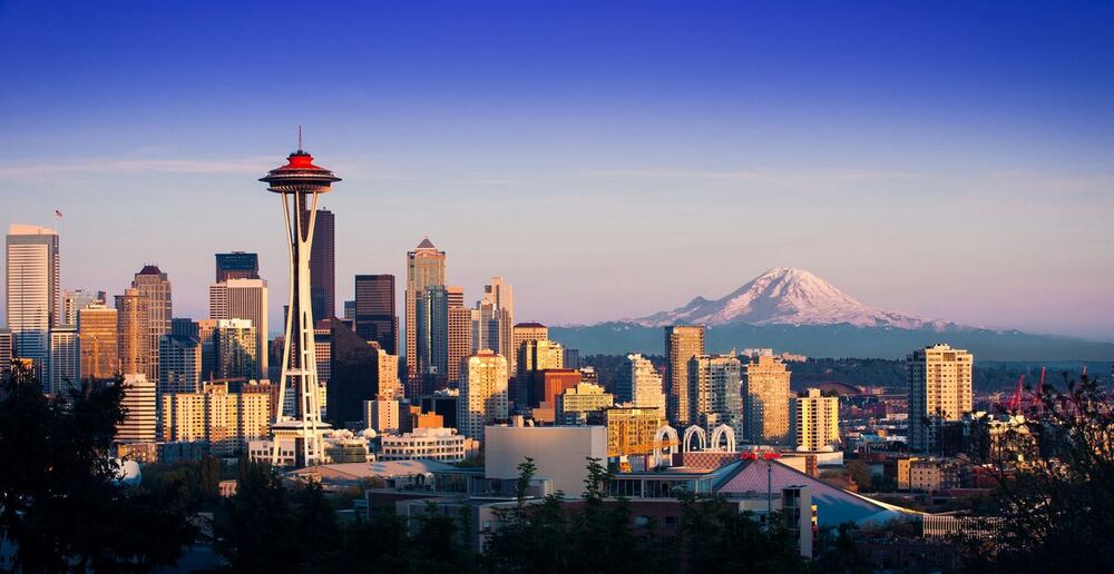 Skyline von Seattle im Nordwesten